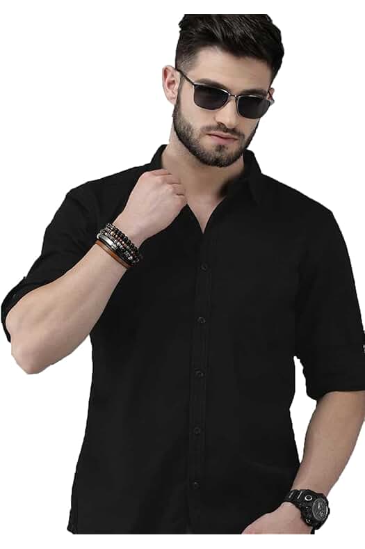 OTUS Slim Fit Cotton Casual Sh...