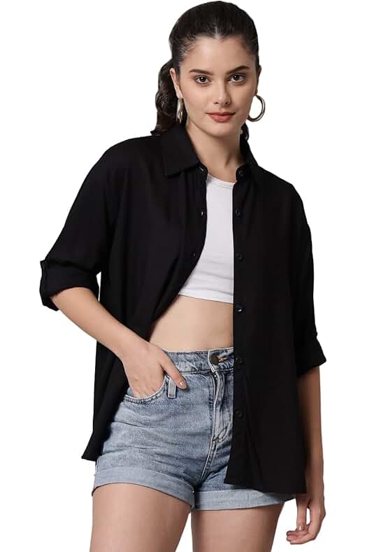 FUNDAY FASHION Women Boxy Fit ...